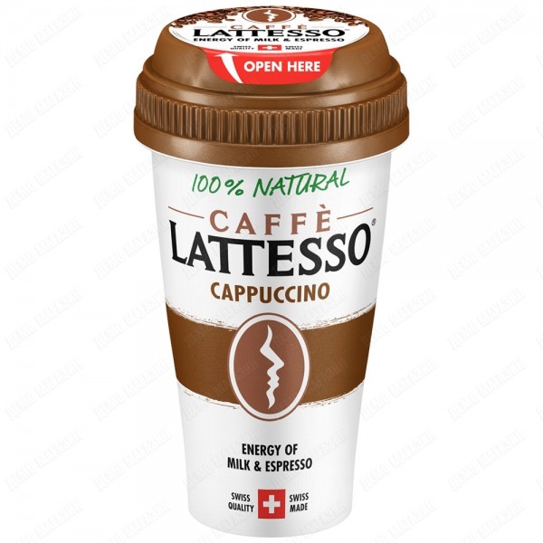 Напиток молочный Lattesso Cappuccino с печеньем 1.2% 250 мл