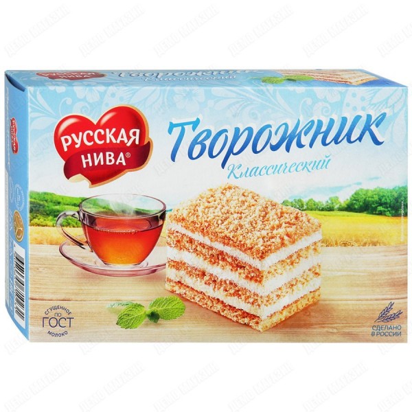 Торт Русская нива Творожник классический, 340г