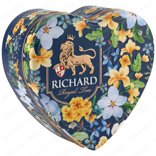Чай Richard черный ароматизированный крупнолистовой Royal Heart 30 г (разная цветовая гамма)