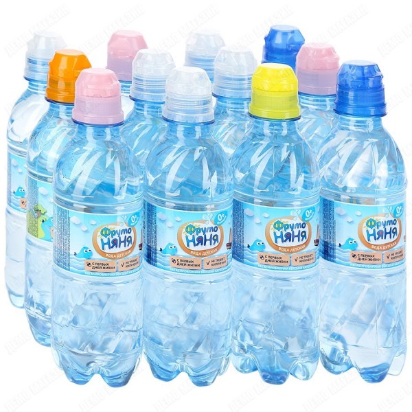Вода ФрутоНяня питьевая негазированная детская с 0 месяцев, 12*0,33л